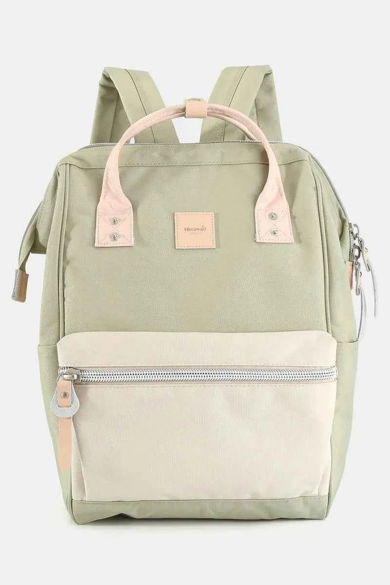 Himawari Water Resistant Canvas Backpack with USB Port.