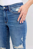 Judy Blue Plus Size Mr Vintage Wash Boyfriend Fit Jeans.