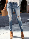 Distressed Skinny Jeans.