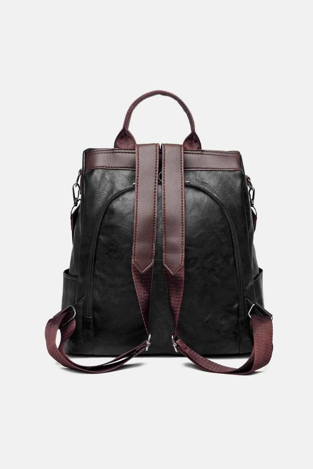 Large PU Leather Backpack Bag.