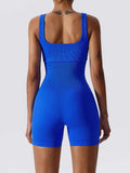 Basic Bae Ribbed Sleeveless Active Romper.