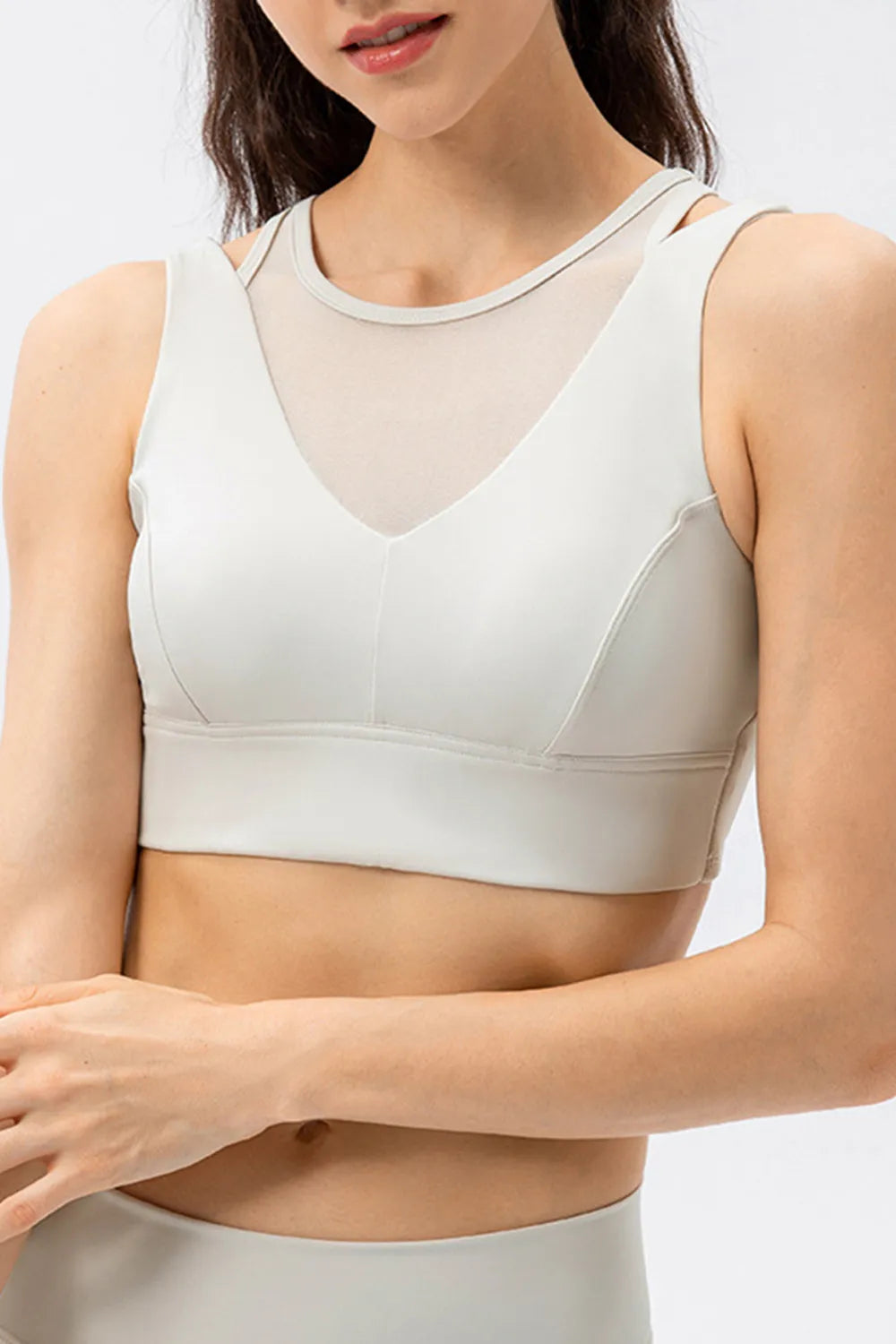 Cutout Wide Strap Active Tank Top.
