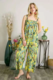 ADORA Elastic Detail Tropical Jumpsuit.