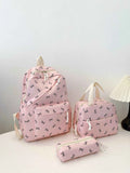Bow Print 3-Piece Bag Set.