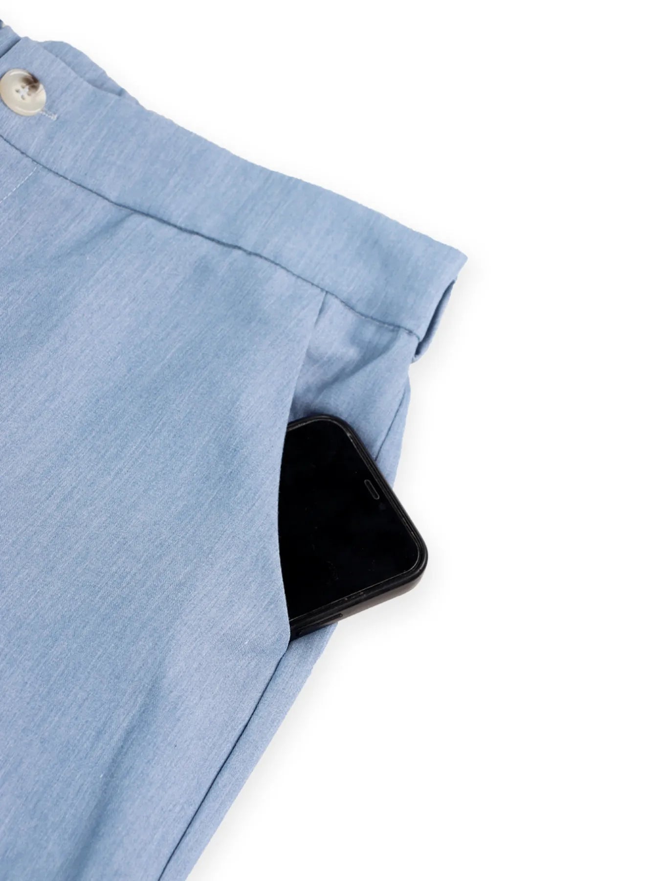 Tie Front Vest and Wide Leg Pants Set.