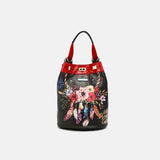 Nicole Lee USA Floral Adjustable Strap Backpack.