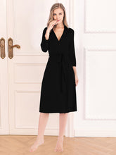 Plunge Tie Front Night Dress.