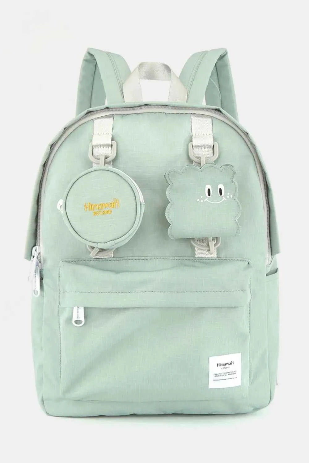 Himawari Waterproof Canvas Backpack with Detachable Coin Purse.