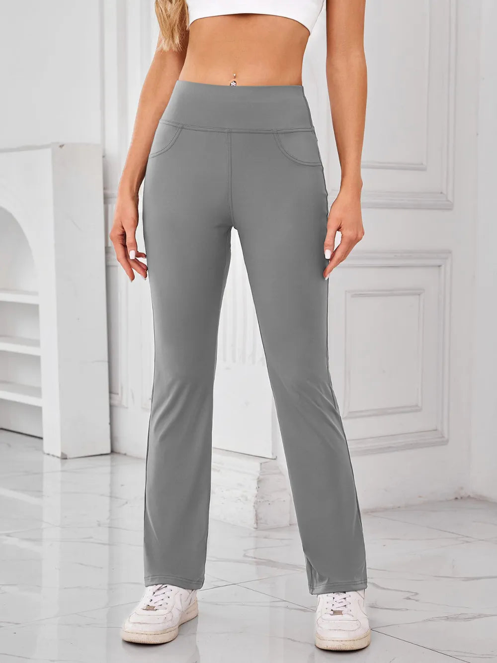 Lovelet High Waist Active Pants with Pockets.