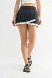 MONO B Court Charm Pleated Skort.
