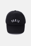 Embroidered City Baseball Cap.