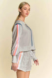 Davi & Dani Sequin Stripe Athleisure Set - EBYNN