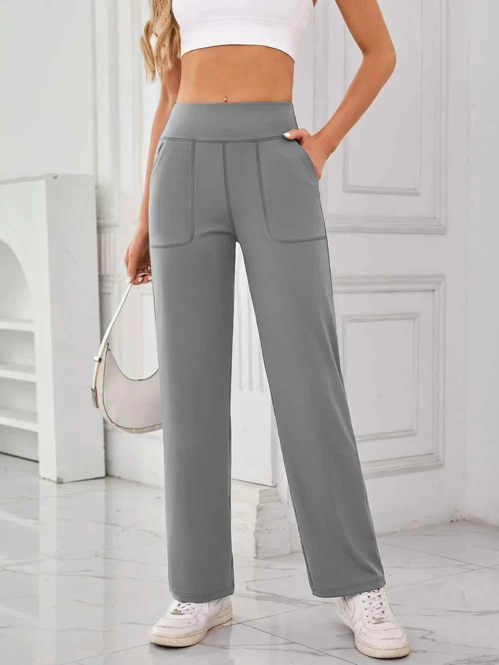 Lovelet High Waist Active Pants with Pockets.