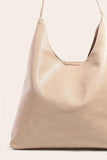 Fame Faux Leather Tote Bag in Delicate Pink.