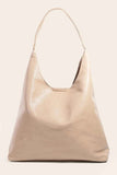 Fame Faux Leather Tote Bag in Delicate Pink.