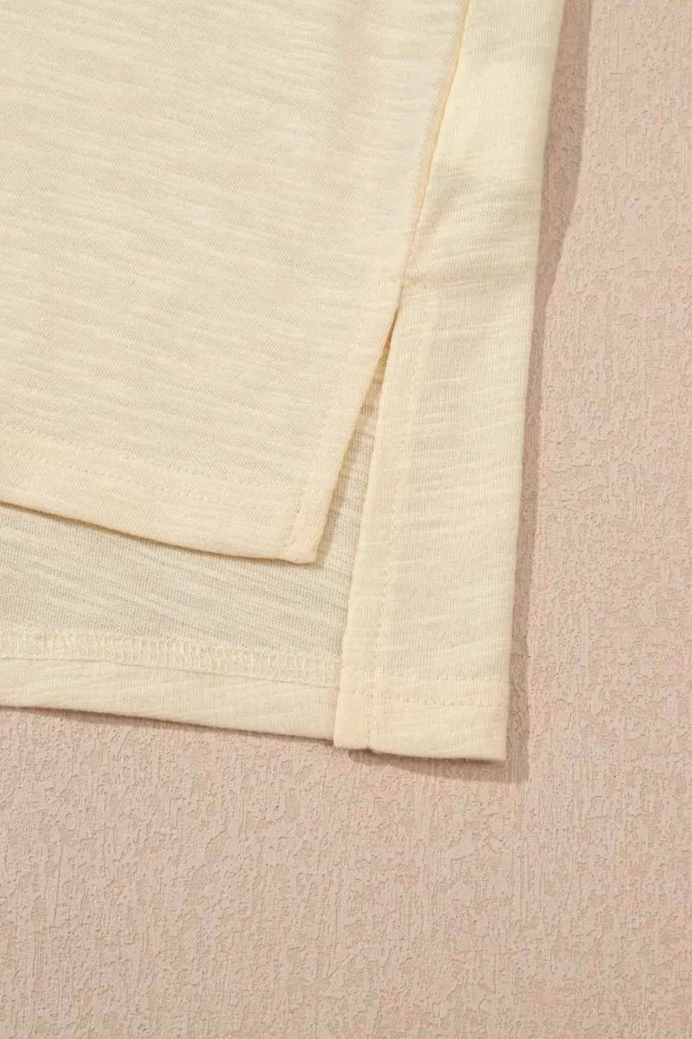 Solid Color Tank Top & Smocked Waist Pants Set - EBYNN