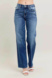 Judy Blue Full Size High Waist 90's Straight Leg Jeans.