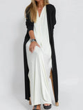 Plus Size Longline Cardigan with Open Front and Side Slit - EBYNN