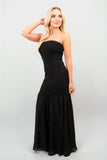 Martha Strapless Tulle Bottom Maxi Dress.