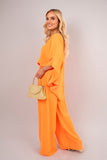 Batwing Top & Drawstring Wide Leg Trousers Co-ord Set.