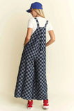 Jade By Jane Denim Checkered Jumpsuit.