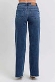 Judy Blue Full Size Raw Hem Mid Rise Jeans.