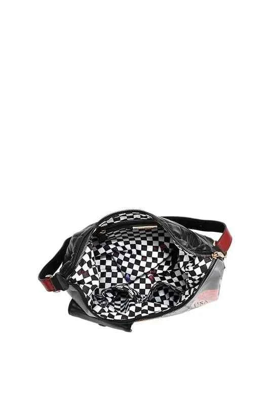 Nicole Lee USA Adjustable Strap Shoulder Bag.