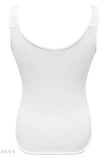 Plus Size Lace Tank Top - Elegant V-Neck Design for All Occasions - EBYNN