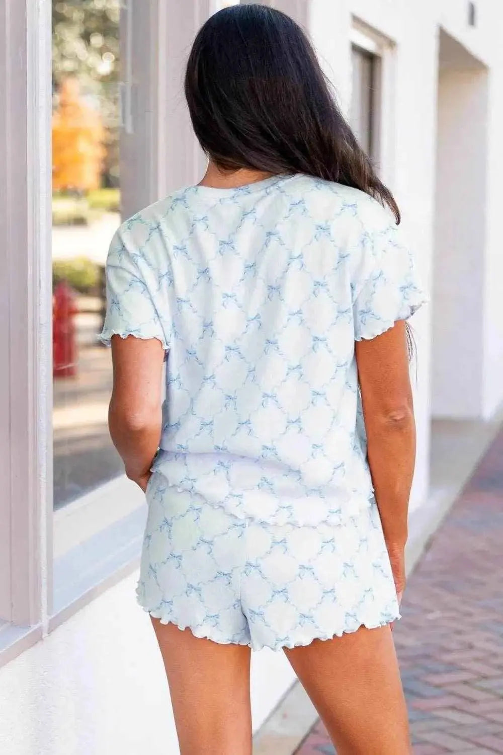 Printed Lounge Set for Women - Soft, Stylish Comfort - EBYNN