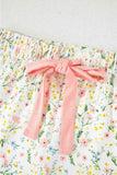Printed Lounge Set for Women with Pink Cherries & Bows - EBYNN