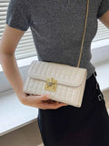 Quilted Chain Shoulder Bag - Stylish & Functional.