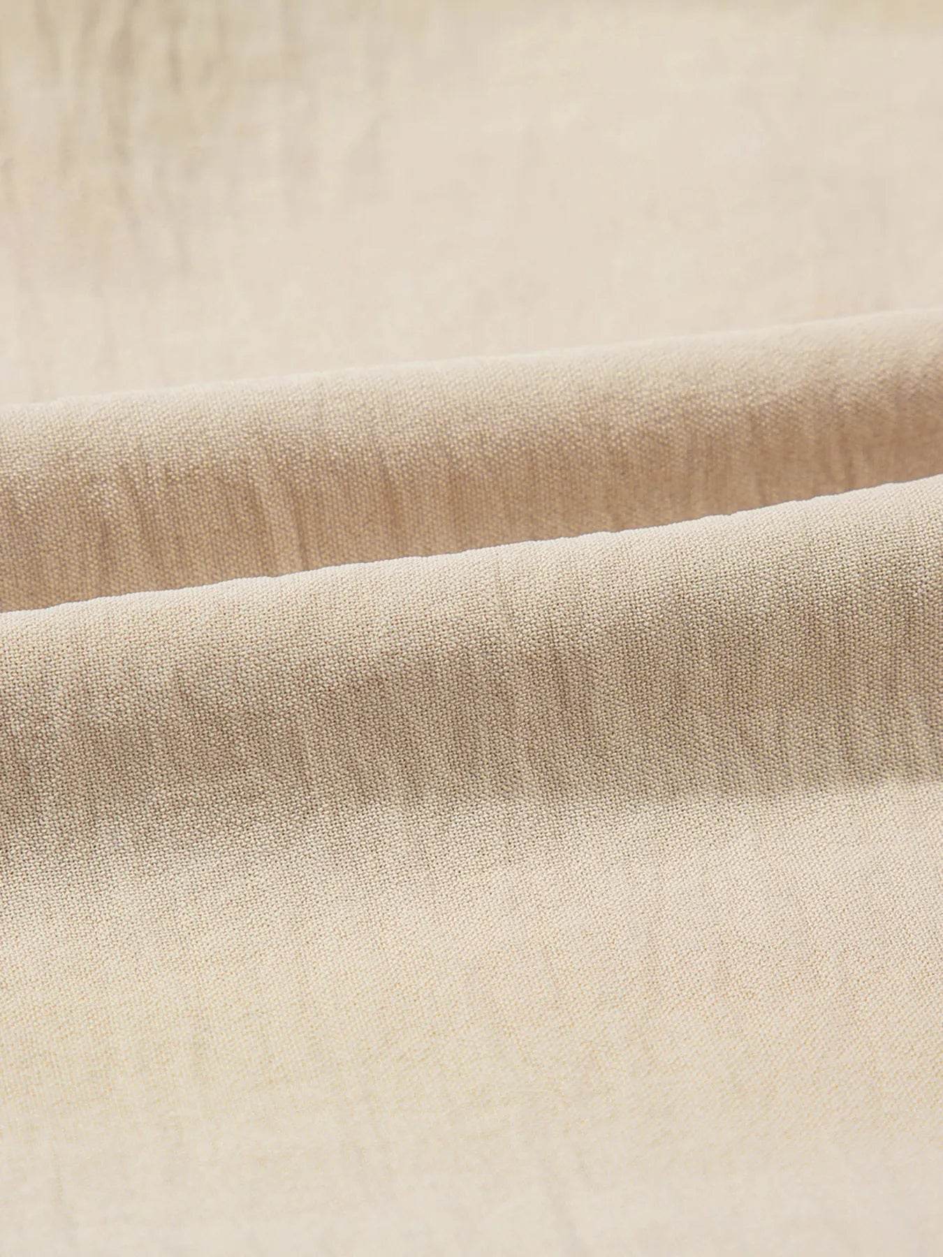 Solid Color Blouse with Knotted Hem and Short Sleeves - EBYNN