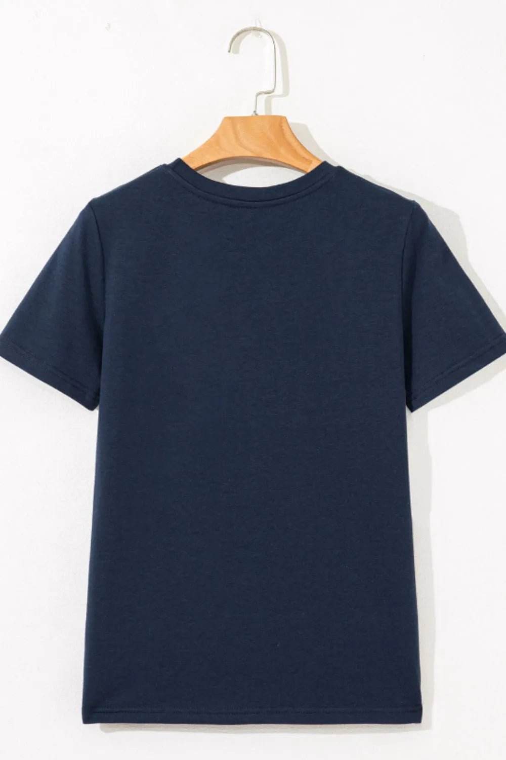 Solid Color T-Shirt for Every Occasion - Round Neck Style - EBYNN