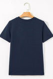 Solid Color T-Shirt for Every Occasion - Round Neck Style - EBYNN