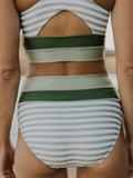 Striped Swimwear Set for Women - Stylish Two-Piece - EBYNN