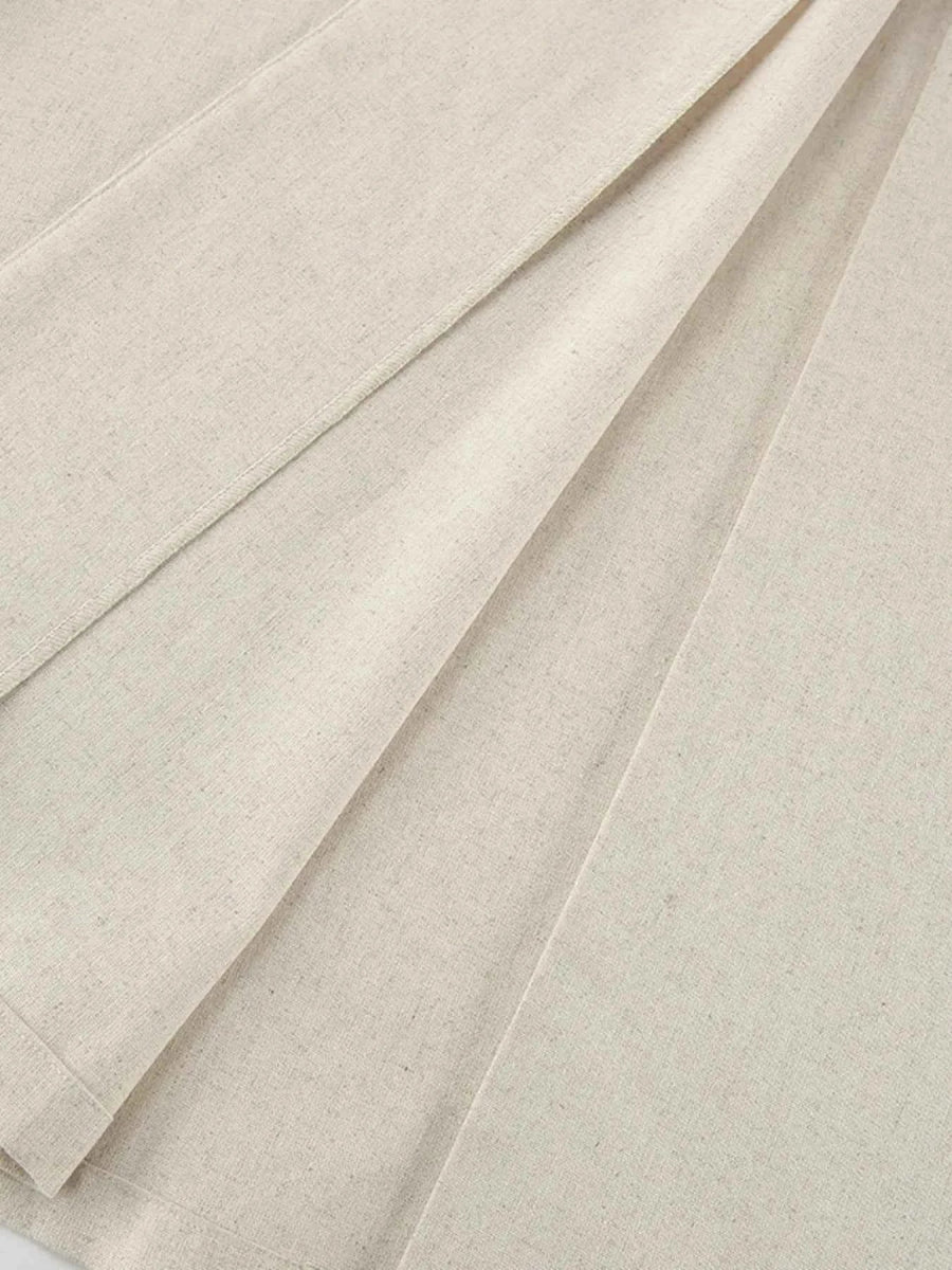 Elegant Tie Waist Cap Sleeve Maxi Dress.