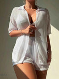 Women's Open Front Cover Up Set - Lightweight & Stylish - EBYNN