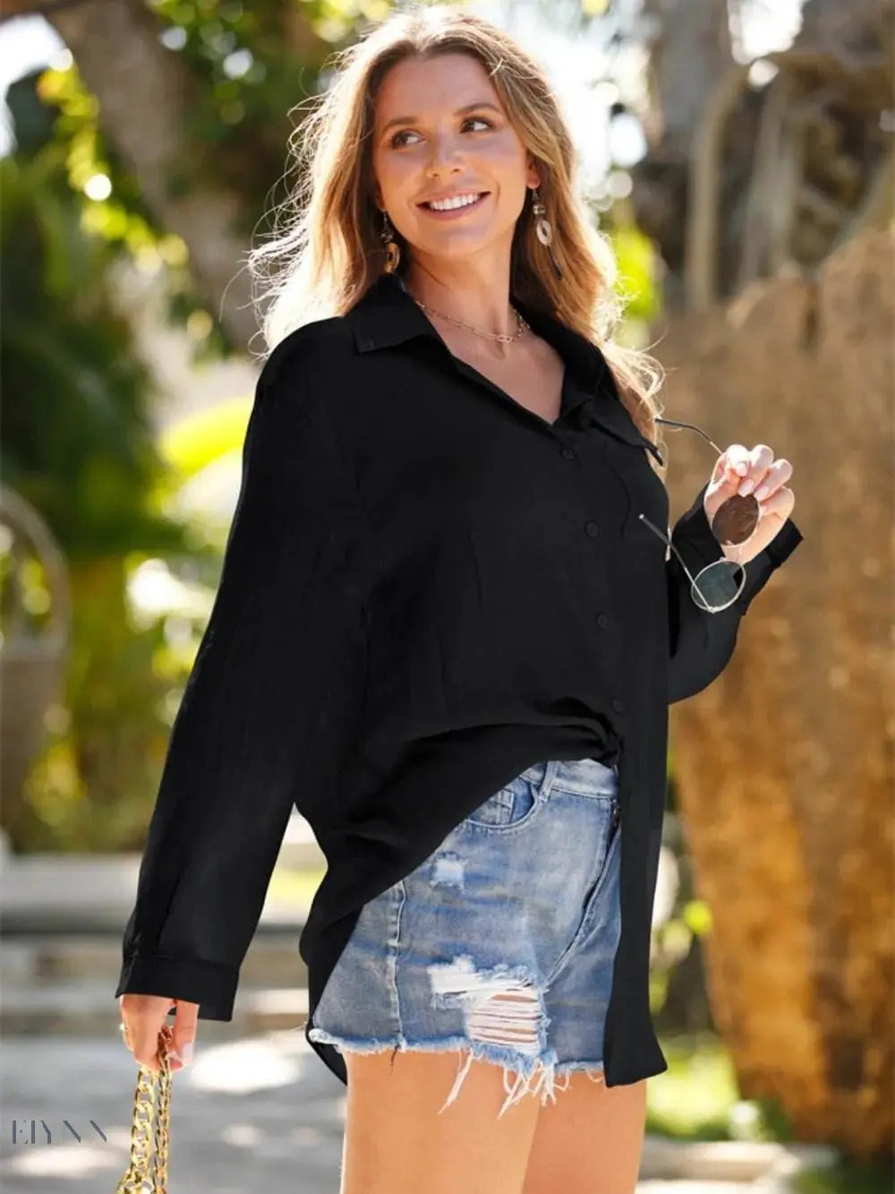 Women's Pocketed Cover Up - Lightweight & Stylish - EBYNN