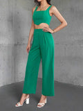 Square Neck Tank and Pants Set.