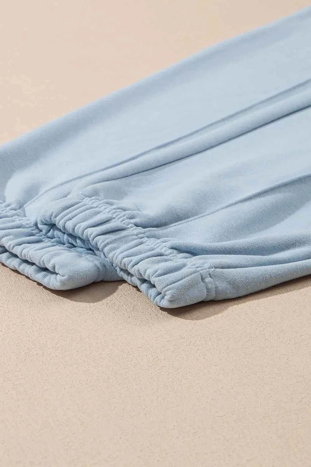 Half Zip Long Sleeve Top and Joggers Set - EBYNN