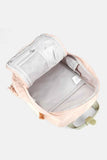 Himawari Contrast Waterproof Canvas Backpack Bag.