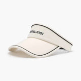Letter Graphic Adjustable Sun Hat.