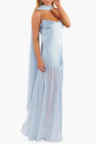 Adjustable Strap Maxi Cami Dress with Scarf.