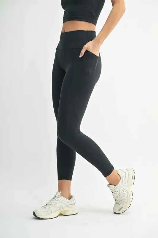 MONO B Venice Cloud Light Sculpt High-Waisted Leggings.