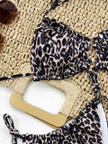Frill Trill Halter Neck Bikini Set.