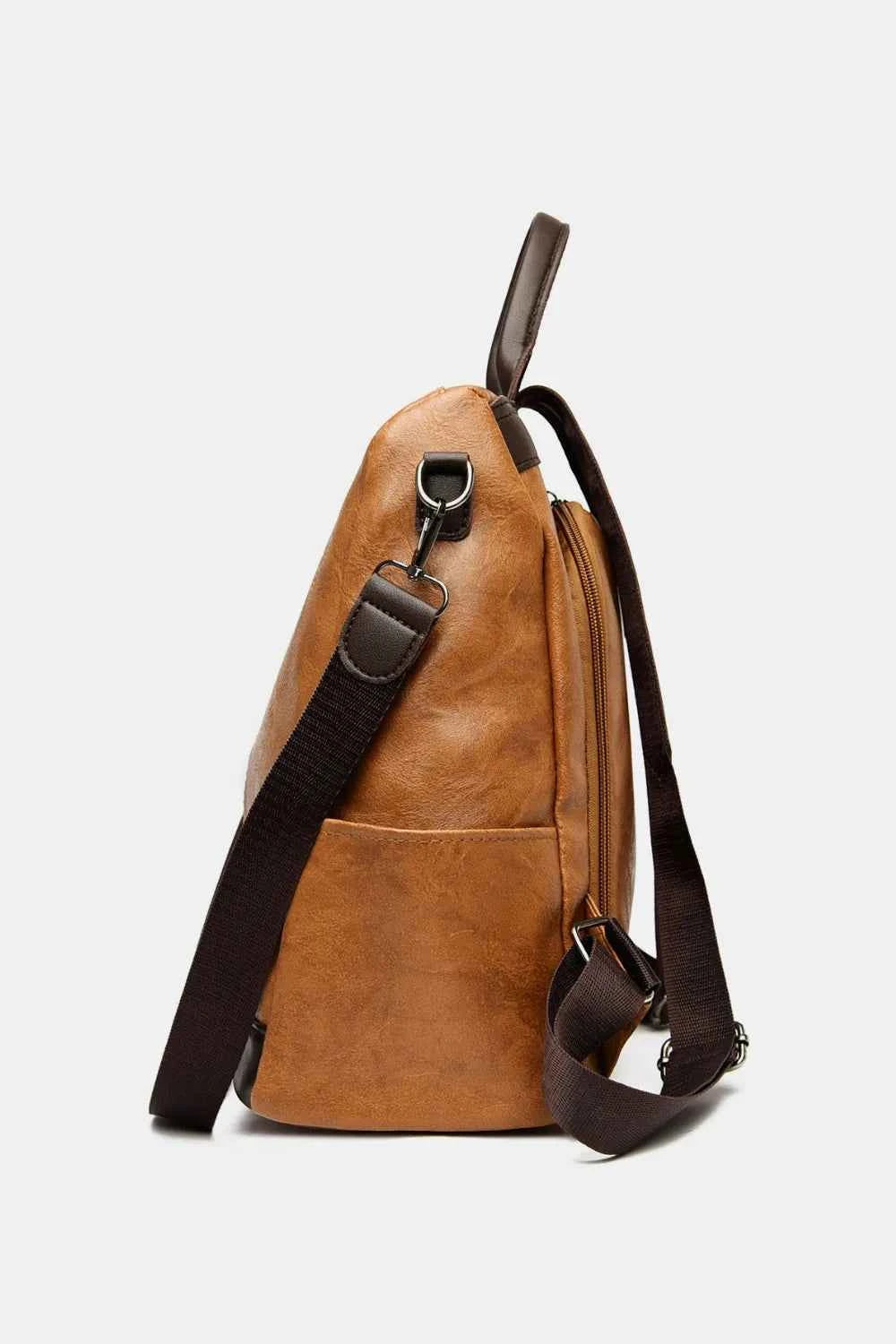 Large PU Leather Backpack Bag.