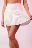 Very J Pleated Activewear Skirt with Built-in Shorts.