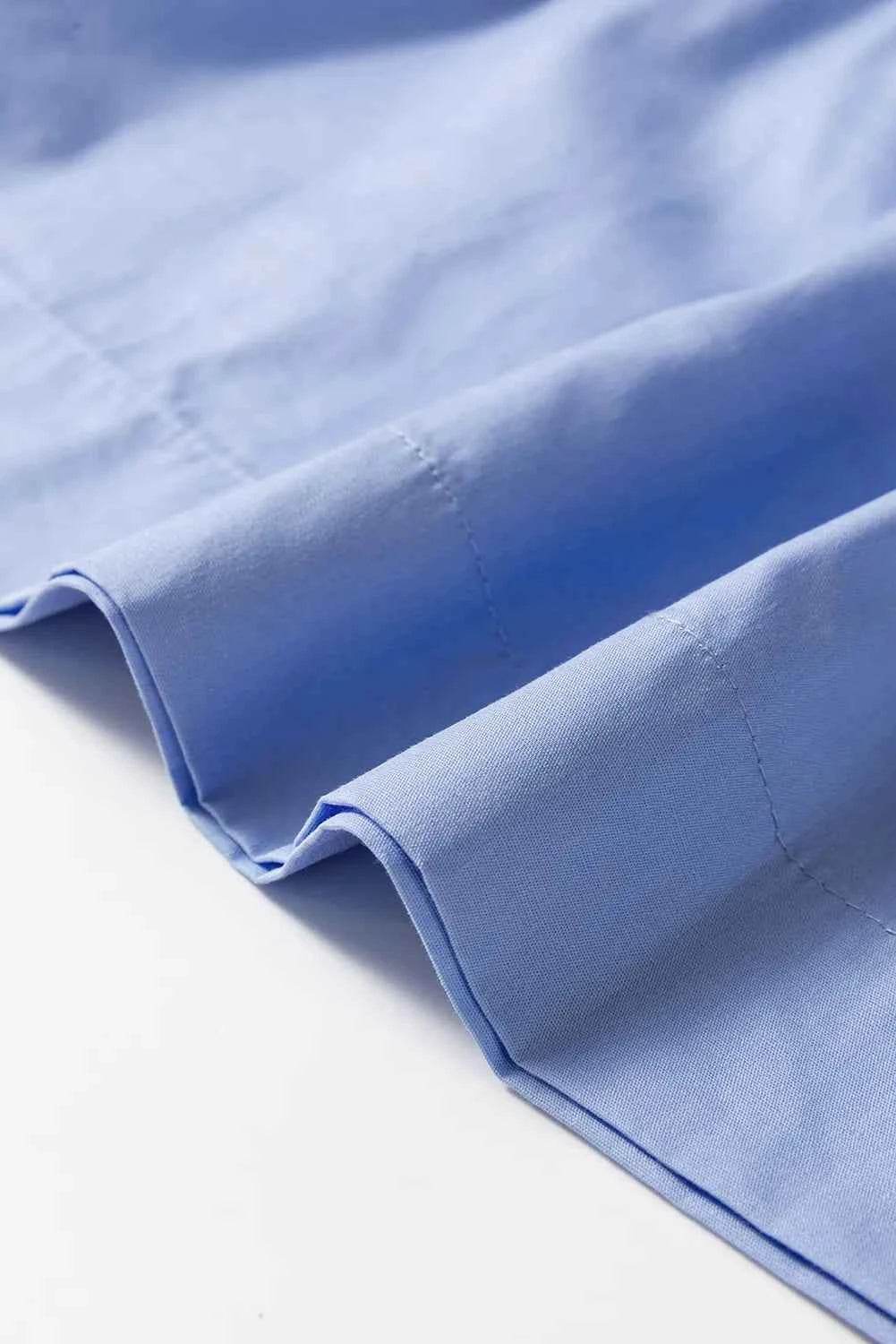 Ribbed Midi Dress with Patchwork and Pockets.