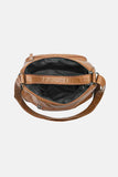 PU Leather Adjustable Strap Shoulder Bag.