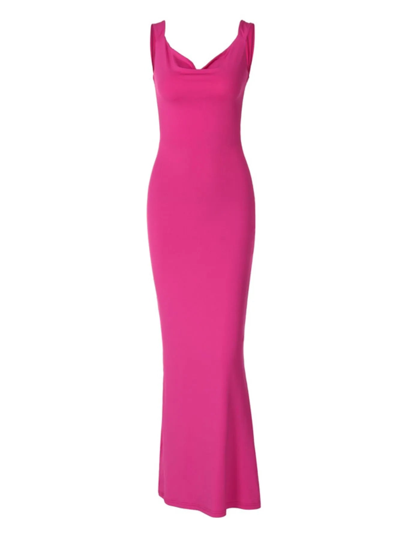 Backless Bow-Tie Back Maxi Dress.
